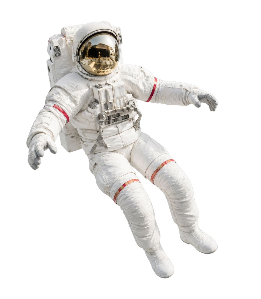 Floating astronaut